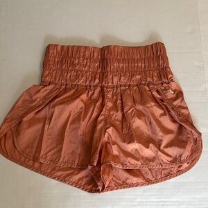 Free People Movement High Waist Orange Women's Shorts